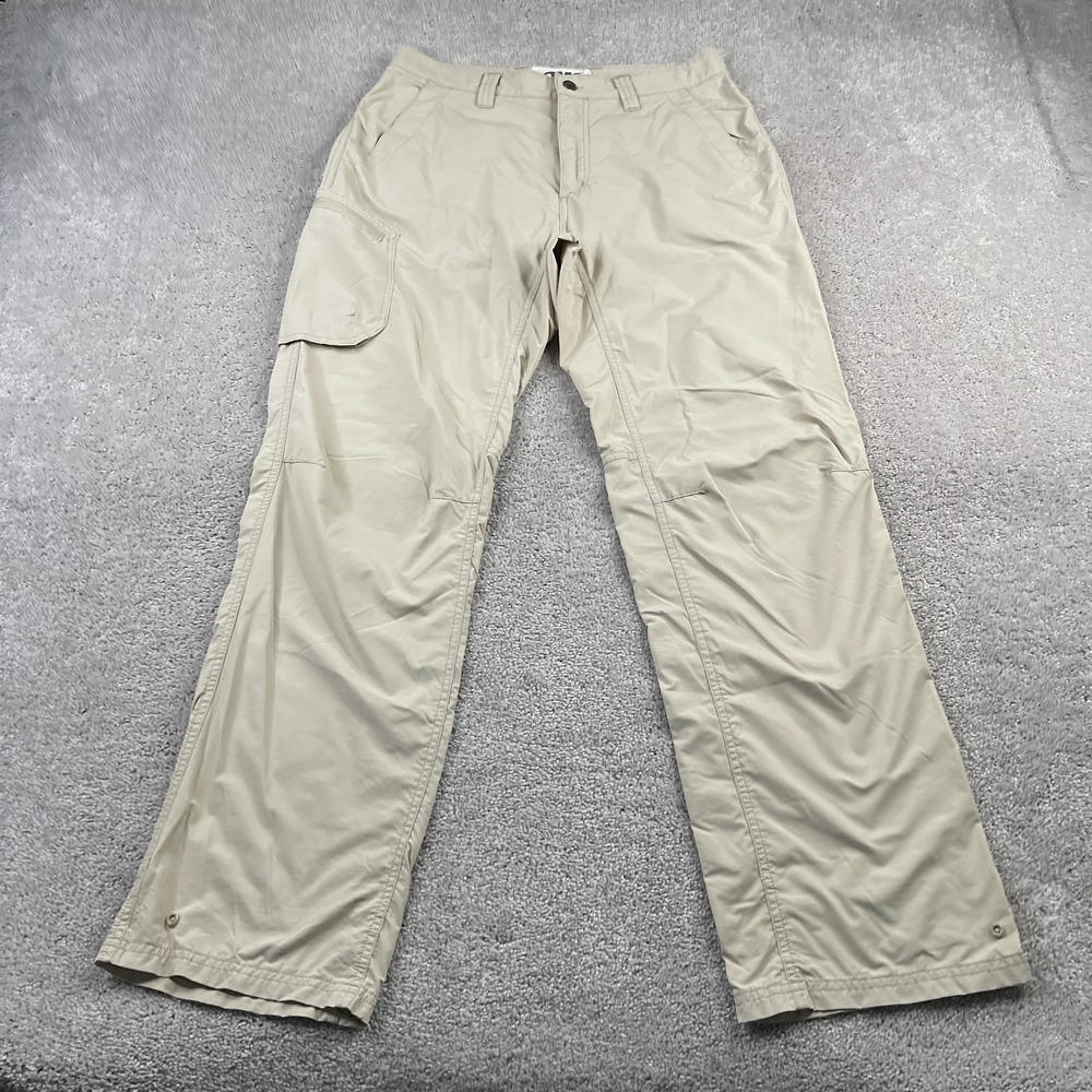 Mountain Khakis Pants Mens 32x32‎ Tan Khaki Cargo Stretch Nylon Lightweight Hike